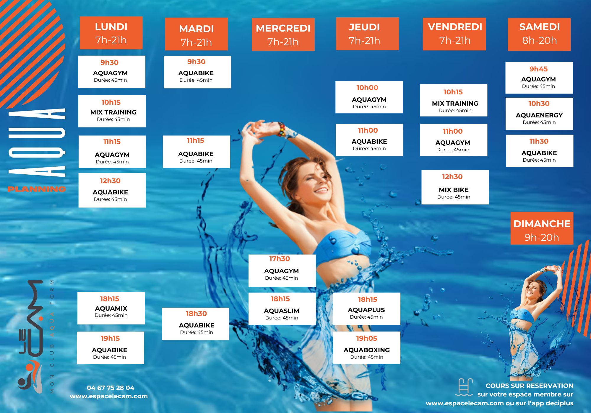MONTPELLIER AQUAGYM AQUABIKE